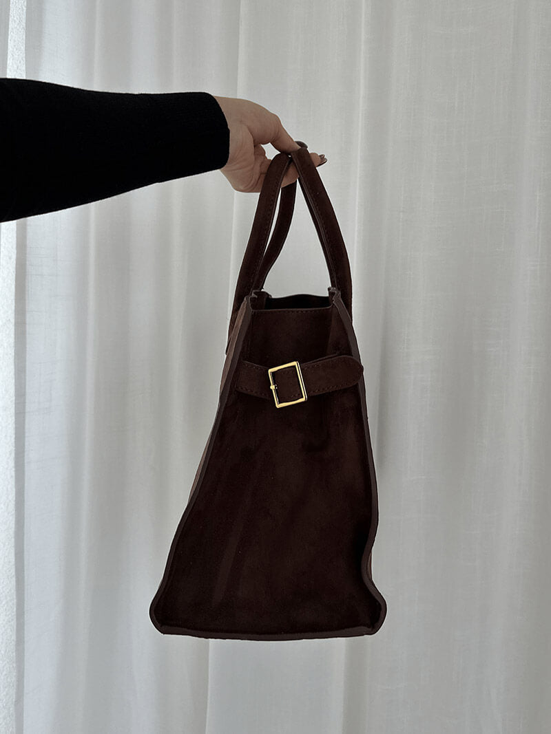 Roberta - Borsa Shopper Scamosciata