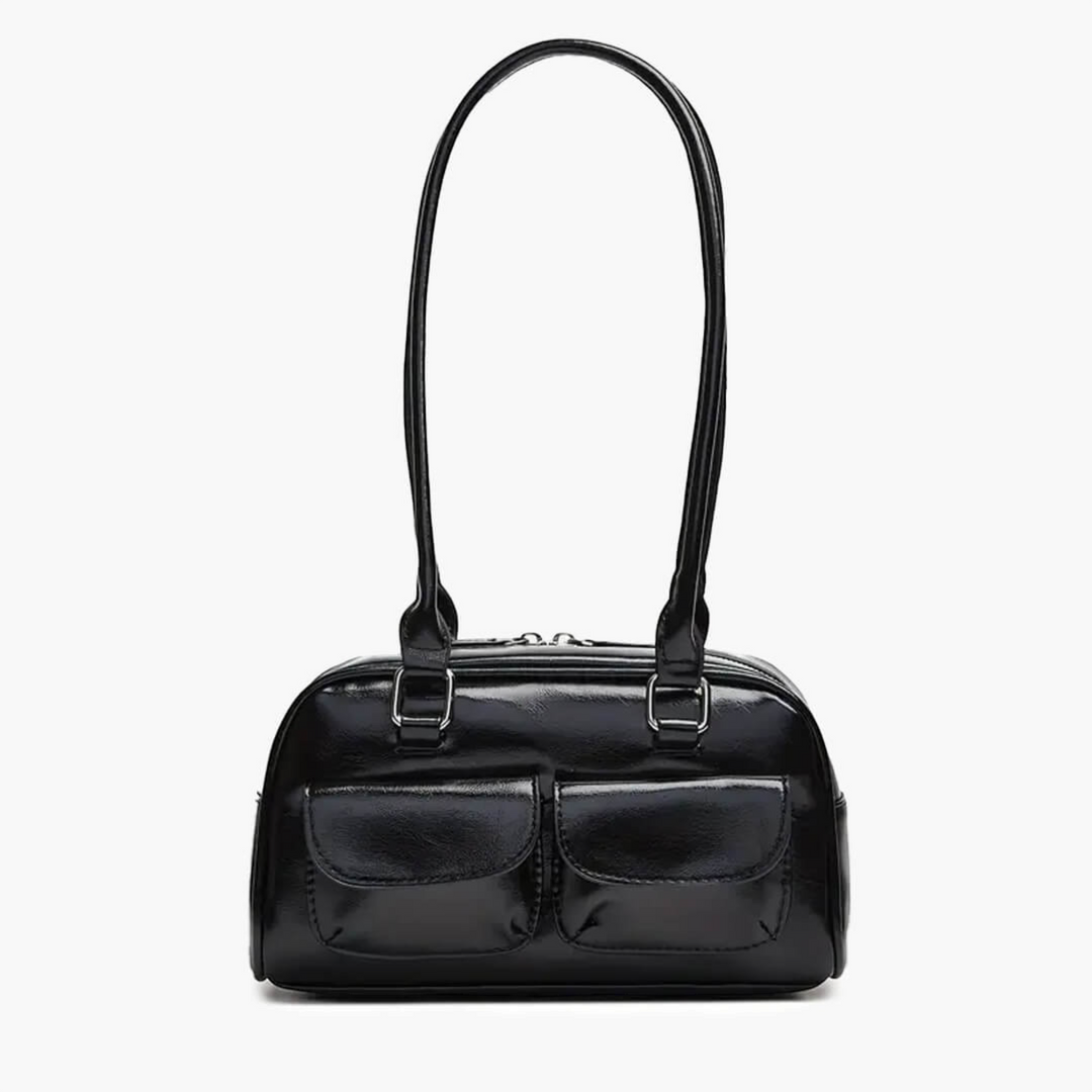 Greta – Borsa a tracolla in nero | Luna Moda