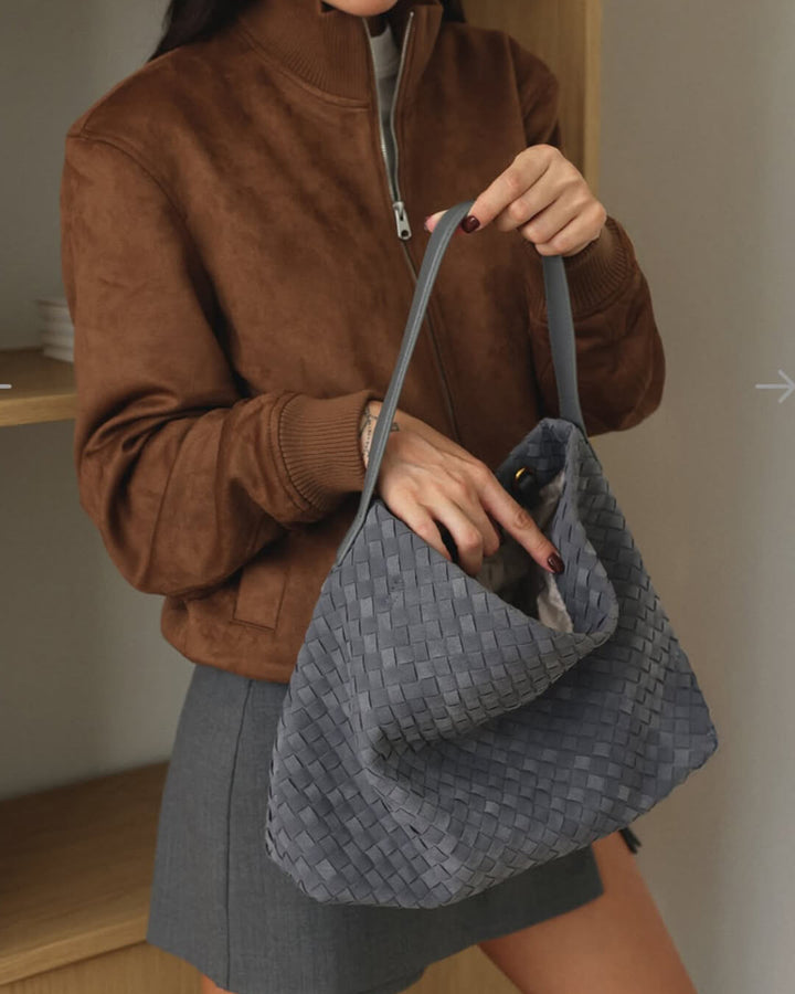 STEFANIA - Borsa a spalla in suede