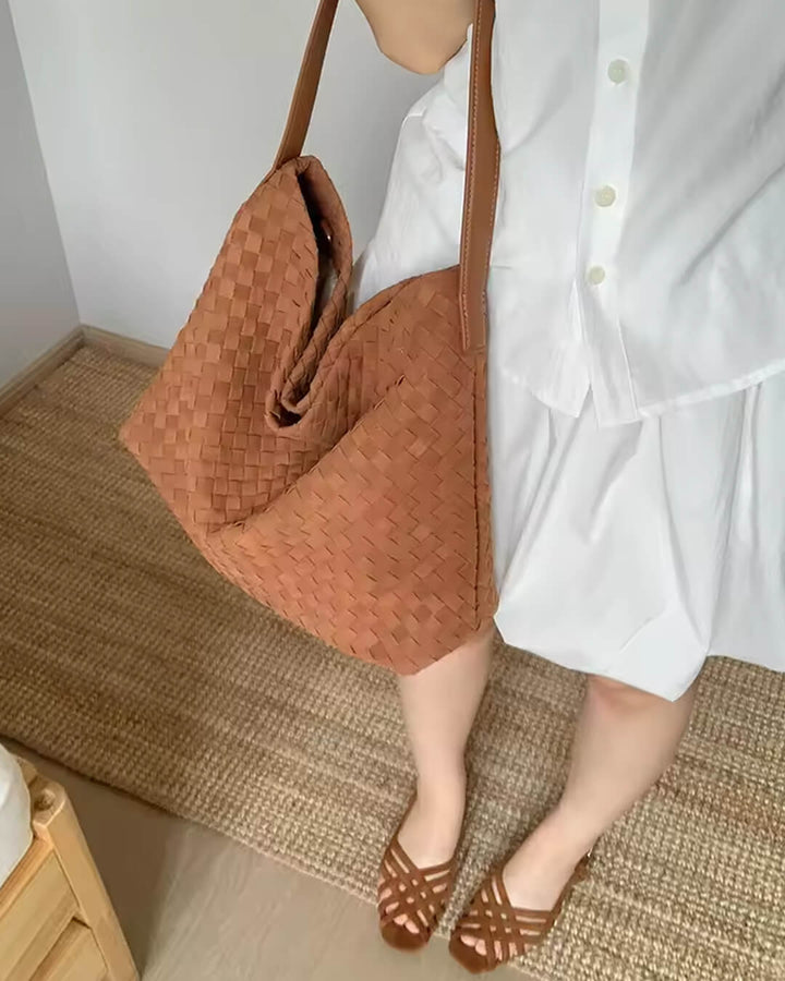 STEFANIA - Borsa a spalla in suede