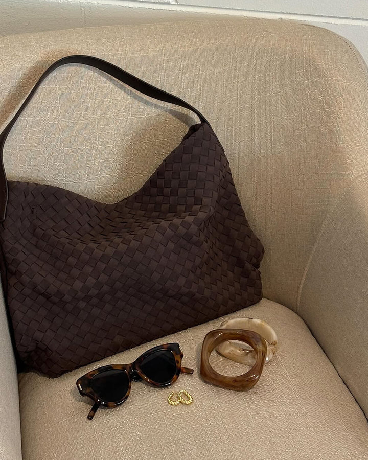 STEFANIA - Borsa a spalla in suede