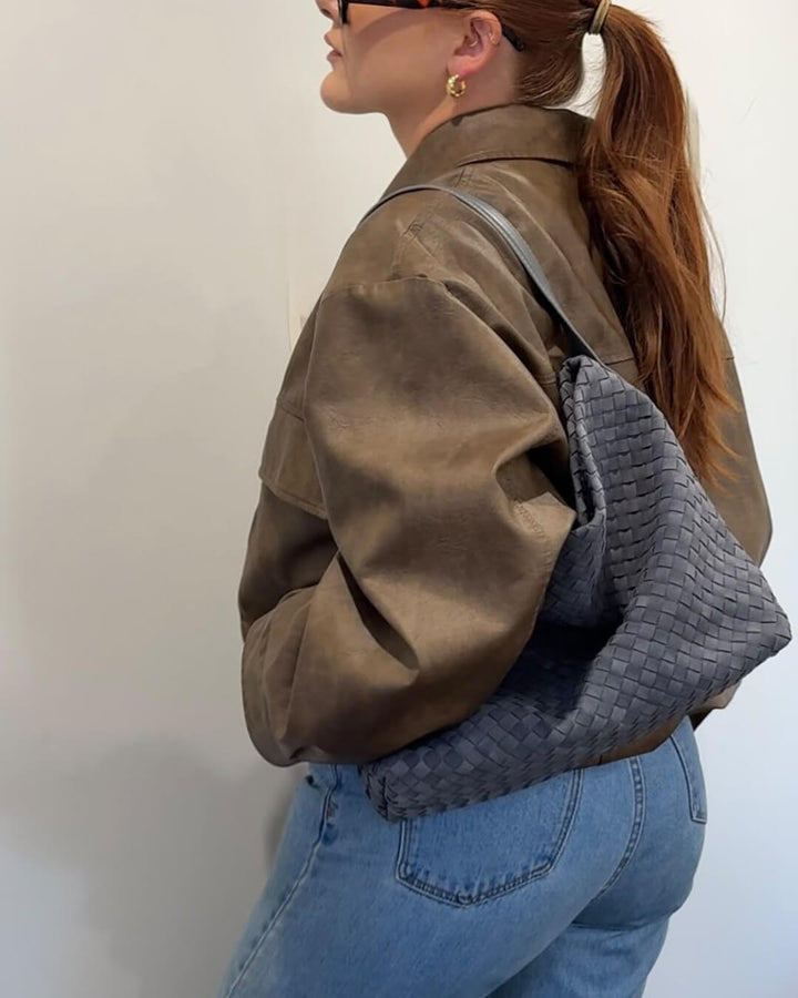 STEFANIA - Borsa a spalla in suede