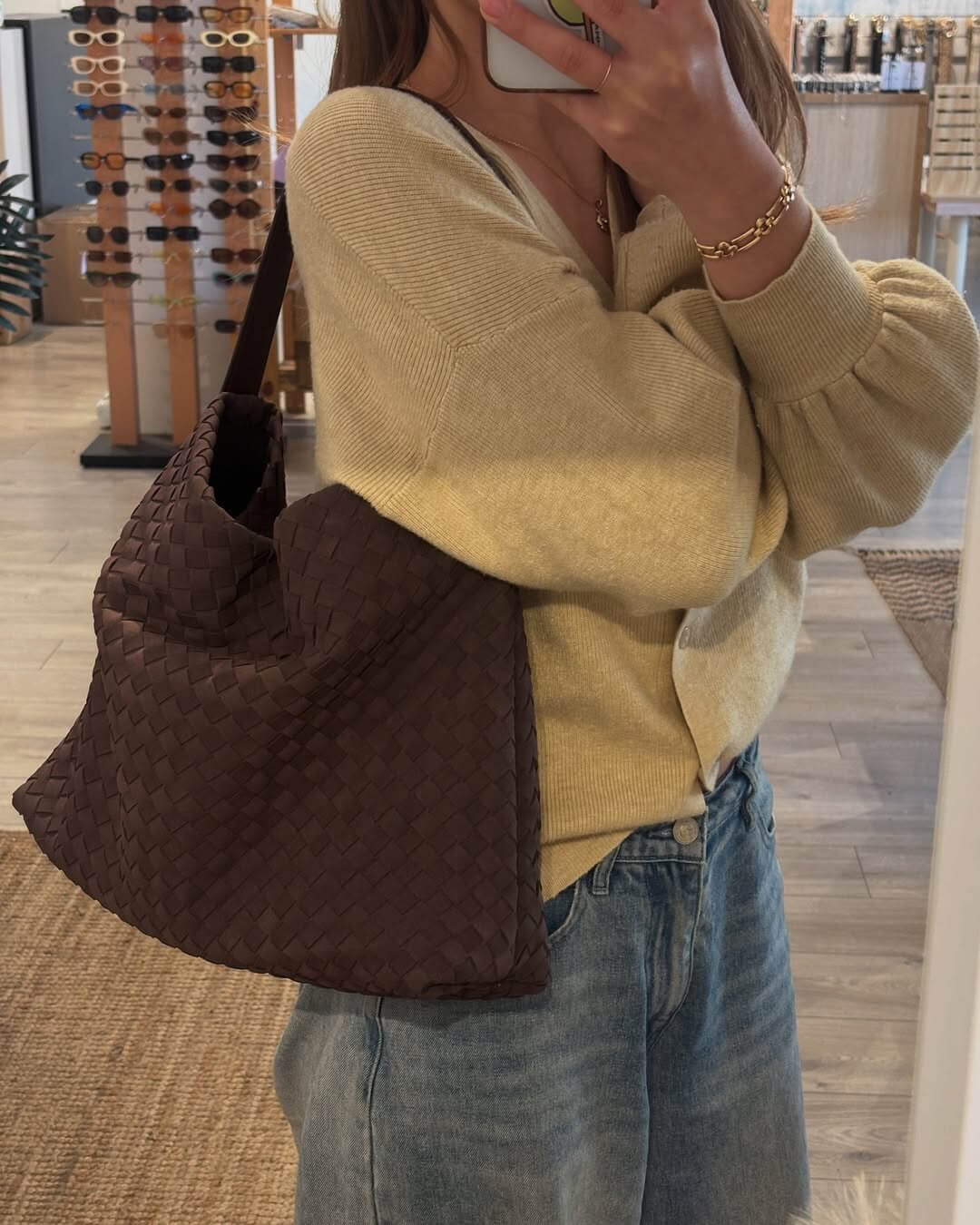 STEFANIA - Borsa a spalla in suede