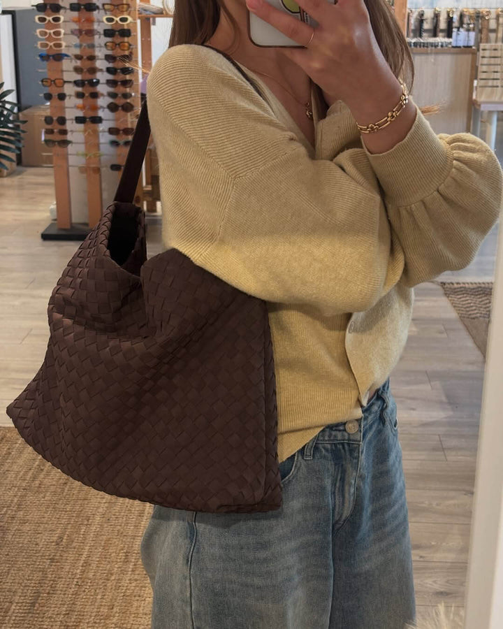STEFANIA - Borsa a spalla in suede