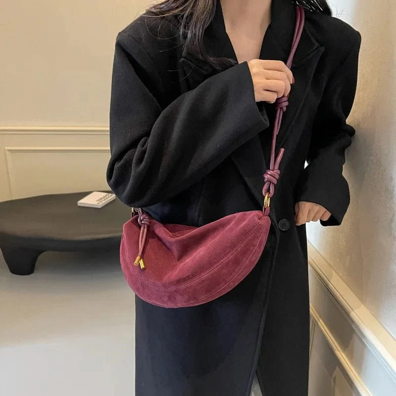 ERICA - Borsa a spalla in camoscio