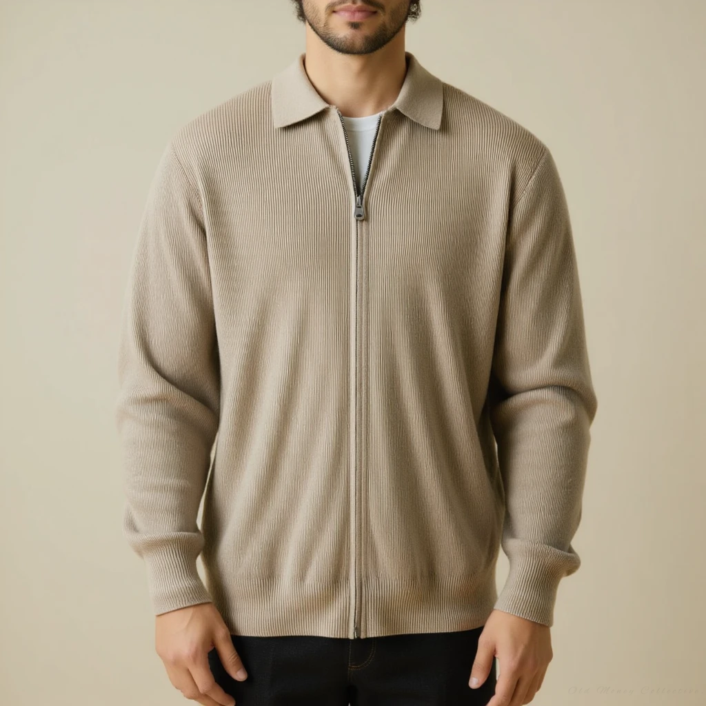 Maglione in Lana Veneto con Zip