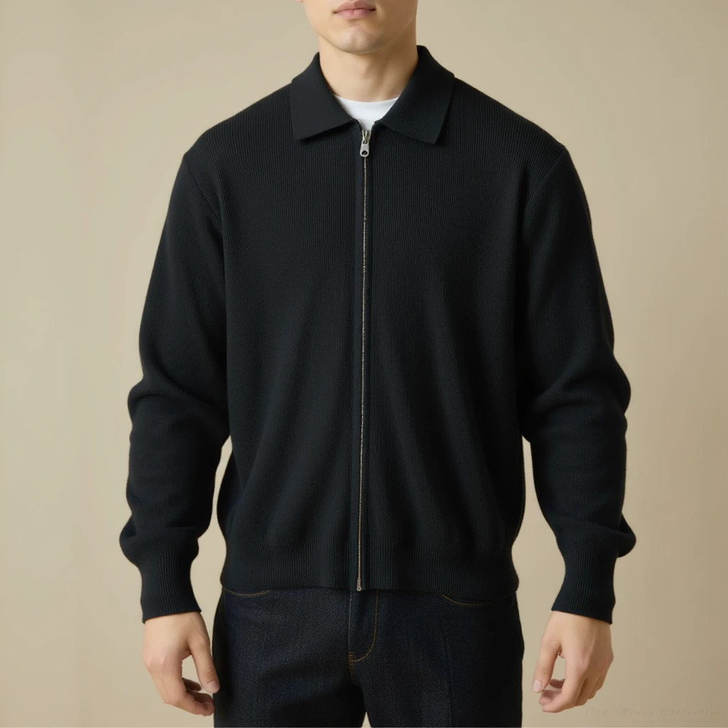 Maglione in Lana Veneto con Zip