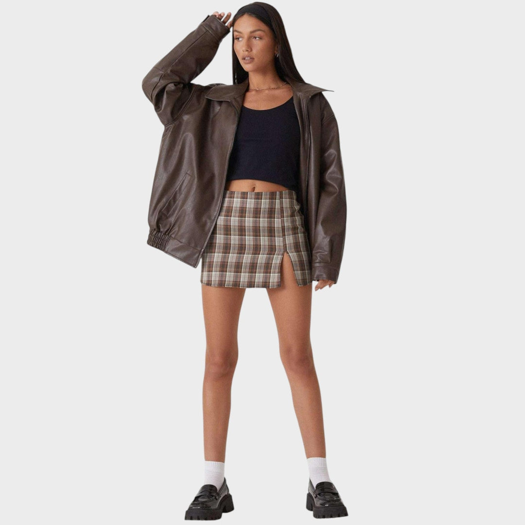 Giacca in pelle PU – Vestibilità morbida e versatile
